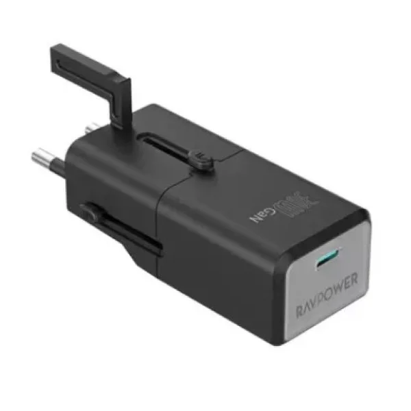 RAVPower Mini Type-C 30W Travel Universal Power Adapter - RP-PC1060