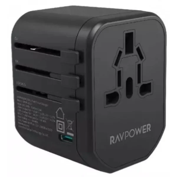 Ravpower PD Pioneer 20 Watts 3-Port Travel Charger - RP-PC1033
