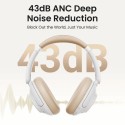 UGREEN HiTune Max5 Hybrid Active Noise-Cancelling Headphones, White - HP202