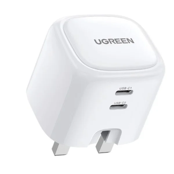 UGREEN USB-C Fast Charger 40W UK -folding foot - CD243