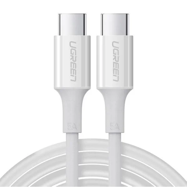 UGREEN USB-C to USB-C Charging Cable 100W 2m, White - US300