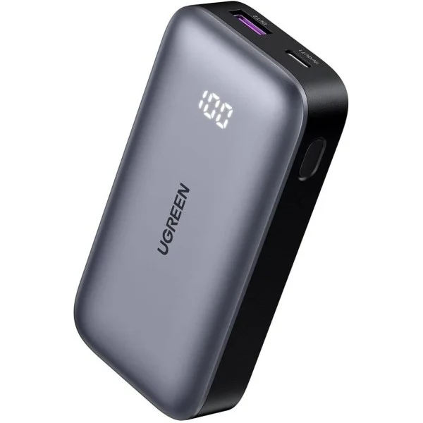 UGREEN 10,000mAh PD-30W Two-way Fast Charging Power Bank, Black - PB502