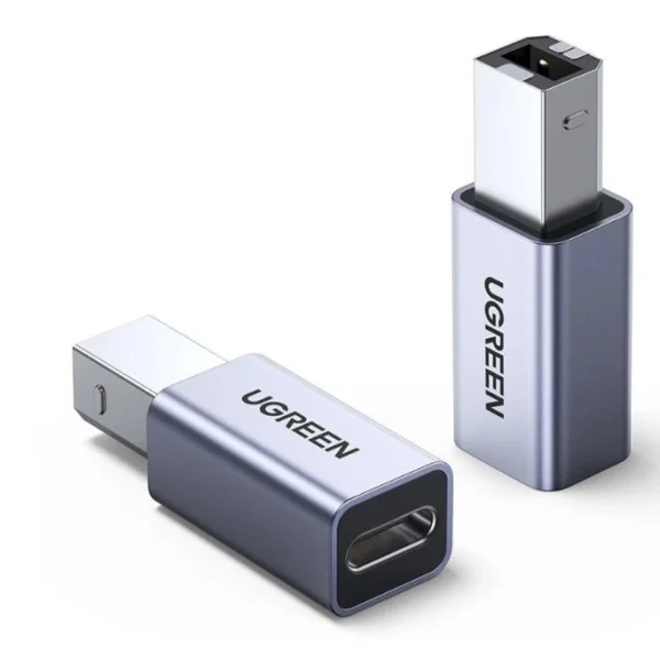 UGREEN USB2.0 USB-C/F to USB2.0 B/M Adapter Aluminum Case - US382
