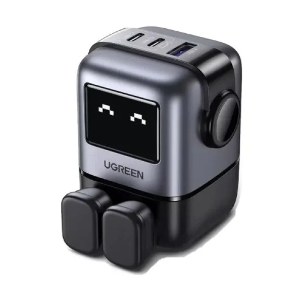 UGREEN Nexode RG 65W 3-Port GaN Fast Charger UK, Grey - CD361