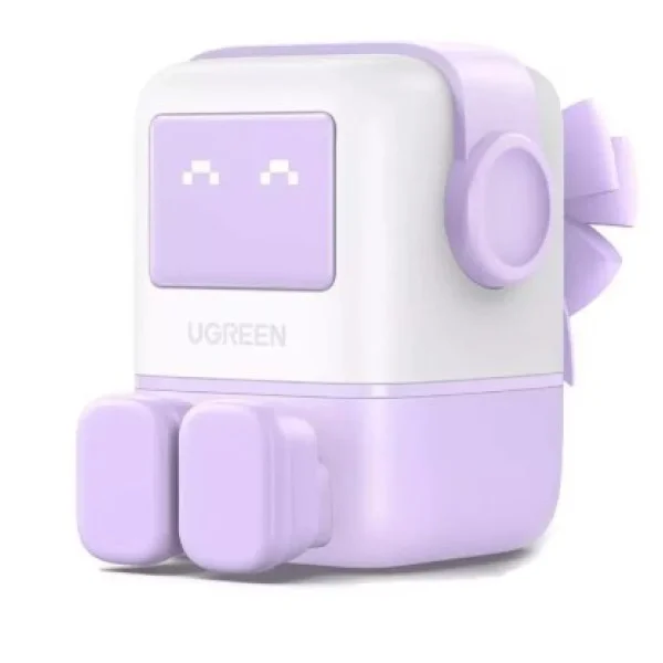 UGREEN Nexode RG 65W 3-Port GaN Fast Charger UK, Purple - CD361