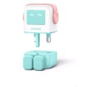 UGREEN Nexode RG 65W 3-Port GaN Fast Charger UK, Pink Blue - CD361