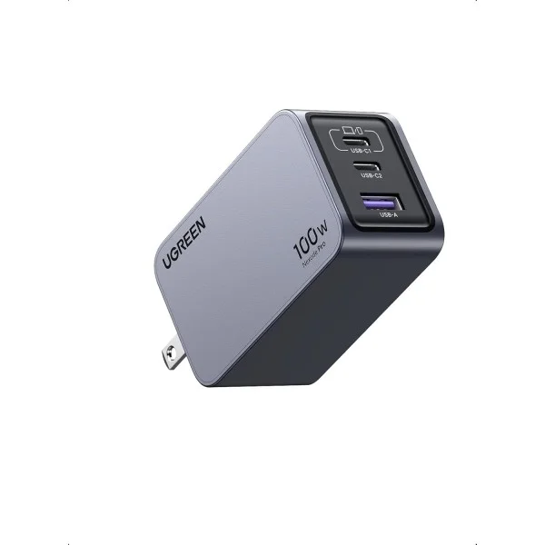 UGREEN Nexode Pro 100W 3-Port GaN Fast Charger Set UK - 25875