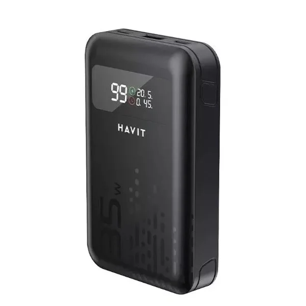 Havit 10,000mAh Capacity Powerbank, Black - PB5211