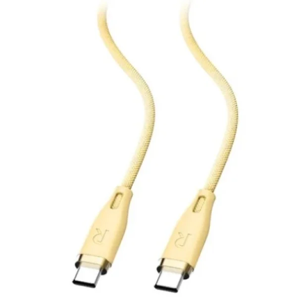 RAVPower 60W USB-C to USB-C Charging 1.2m Cable, Yellow - RP-CB1037