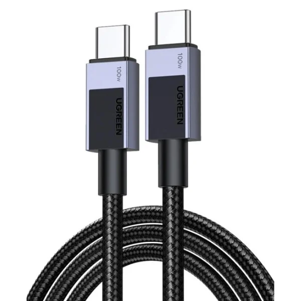UGREEN USB-C to USB-C PD Fast Charging Cable 2m Cable, Space Gray - L512