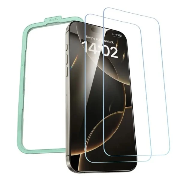 UGREEN HD Screen Protector with Installation Frame for iPhone 16 Pro (2-Pack) - SP629
