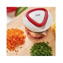 Zyliss Easy Pull Food Processor 0.7 Liters, White/Clear/Red - 910015-FP