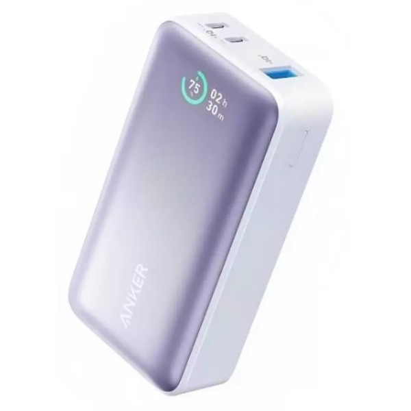 Anker 533, 30Watts, 10,000mAh Power Bank, Violet - A1256HV1