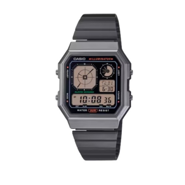 Casio Black Dial Vintage Digital Watch for Men - A130WEGG-1ADF