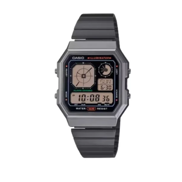 Casio Black Dial Vintage Digital Watch for Men - A130WEGG-1ADF
