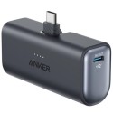 Anker Nano Power Bank (22.5W, Built-In USB-C Connector) 5000mAh, Black - A1653H11