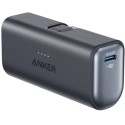 Anker Nano Power Bank (22.5W, Built-In USB-C Connector) 5000mAh, Black - A1653H11