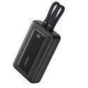 Anker Zolo Power Bank (20K, 30W, Built-In USB-C and Lightning Cable), Black - A1681H11