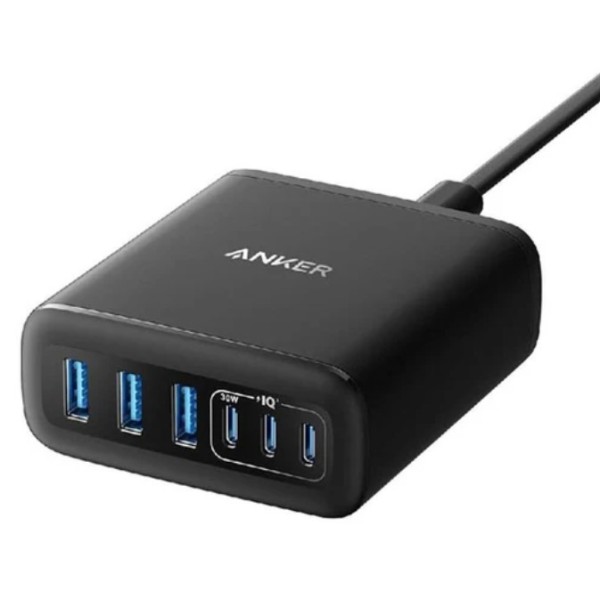 Anker Powerport 3 USB-C Pd Gan Charger, 112W, Black - A2154K11