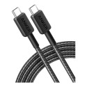 Anker 322 USB-C to USB-C Braided Cable (1.8m), Black - A81F6H11