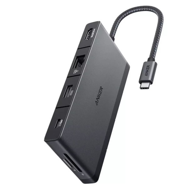 Anker 552 USB-C Hub (9-in-1, 4K HDMI), Black - A8373H11