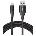 Anker PowerLine+ II Lightning Cable 6FT/1.8M, Black - A8453H13