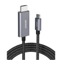 Anker 311 USB-C to HDMI 4K Nylon Cable (1.8m/6ft), Black - A8730H11