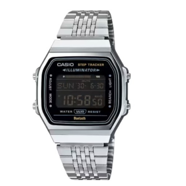 Casio Smartphone Link Step Tracker Digital Vintage Unisex Watch - ABL-100WE-1BDF