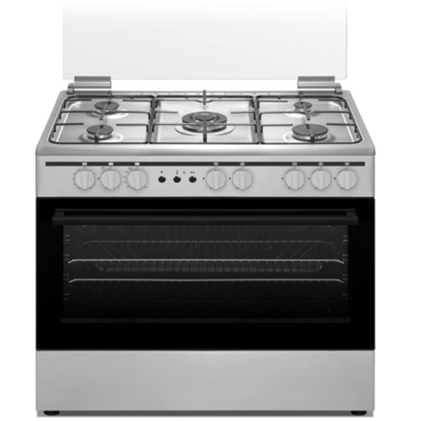 Admiral Gas Cooker 90x60cm 5 Burner, Silver - ADGC9065SF-N