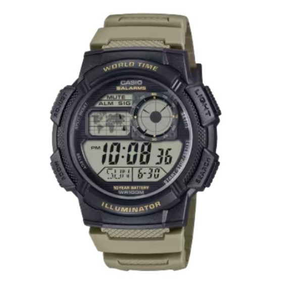 Casio Resin Band Digital Watch for Men - AE-1000W-5AVDF