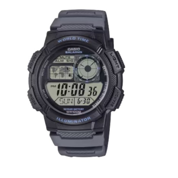 Casio Resin Band Digital Watch for Men - AE-1000W-8AVDF