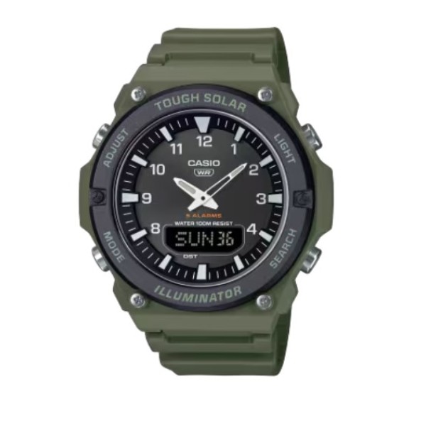 Casio Black Dial Analog-Digital Watch for Men - AQ-S820W-3BVDF