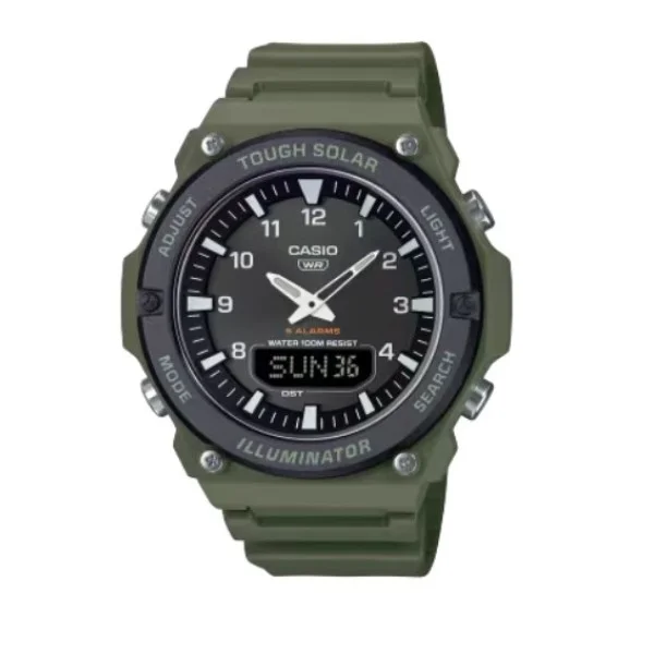 Casio Black Dial Analog-Digital Watch for Men - AQ-S820W-3BVDF