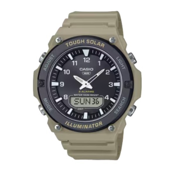 Casio Black Dial Analog-Digital Watch for Men - AQ-S820W-5AVDF