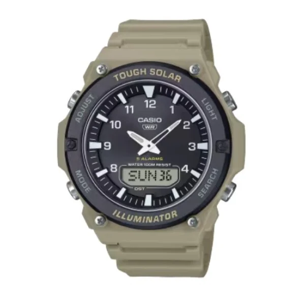 Casio Black Dial Analog-Digital Watch for Men - AQ-S820W-5AVDF