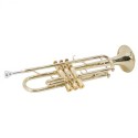 Artland Professional Brass Instruments Solid Yellow Brass Trumpet with Case - ATR8800