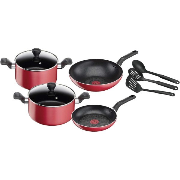 Tefal Super Cook Cookware Set of 9pcs - B460S984