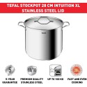 Tefal Cooking Pot with Glass Lid Intuition XL 28cm - B8649004