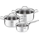 Tefal Stainless Steel Intuition Set of 6Pcs - B864S674