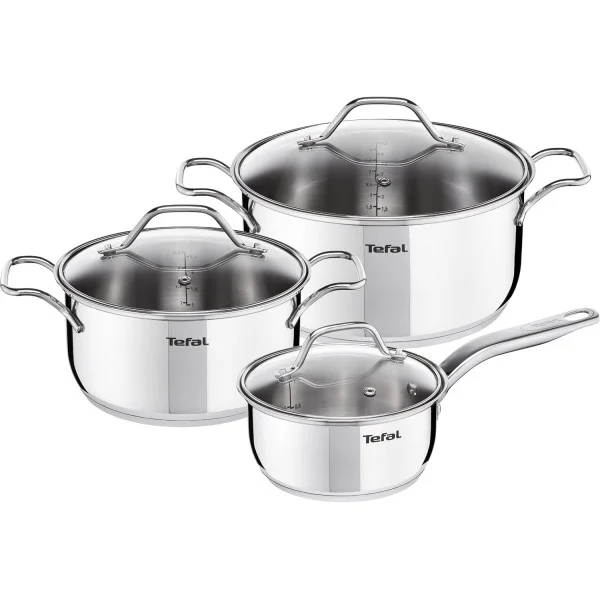 Tefal Stainless Steel Intuition Set of 6Pcs - B864S674