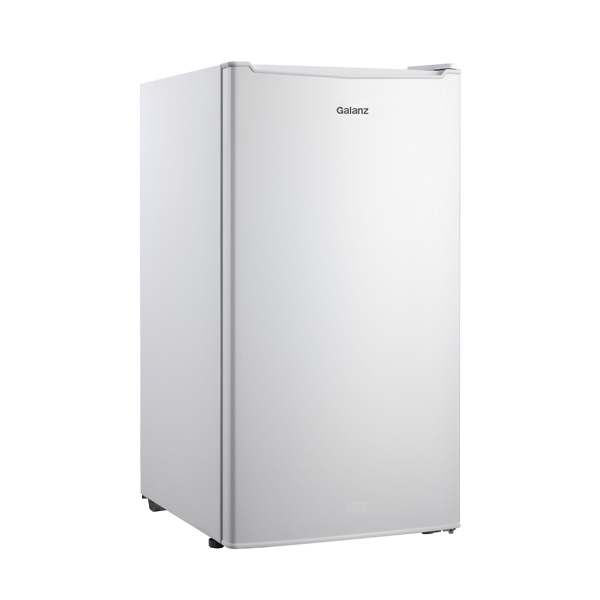 Galanz 93L Capacity 3.3C.ft Single Door Refrigerator, White - BC-93Q-53H-GHA(A)