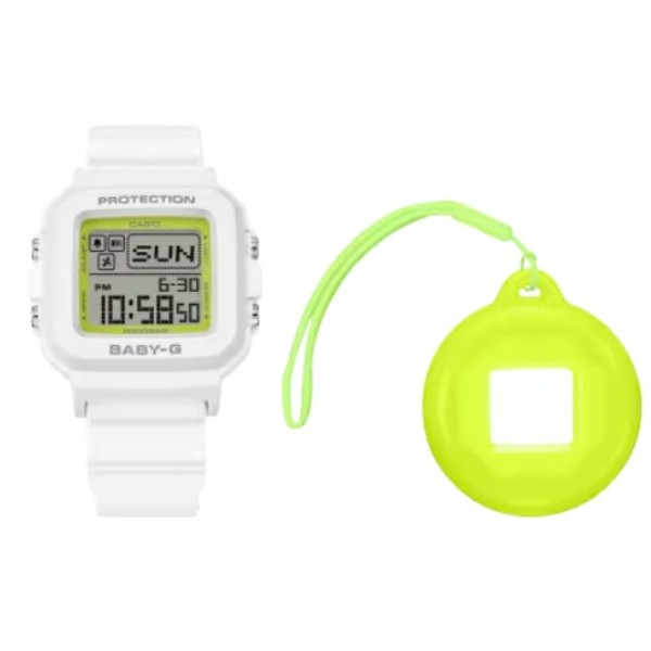 Casio Baby-G +Plus White Band Digital Watch for Women - BGD-10K-7DR