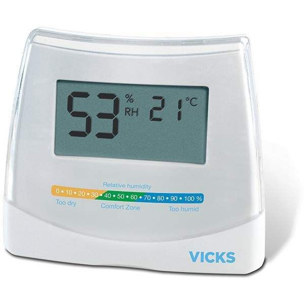 Vicks 2 in 1 Hygrometer & Thermometer - BR6-V70MEA