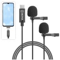 Boya Digital Dual Lavalier Microphone for Andriod /MAC/Windows - BY-M3D