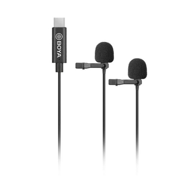 Boya Digital Dual Lavalier Microphone for Andriod /MAC/Windows - BY-M3D