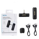 Boya Ultracompact 2.4GHz Wireless Microphone, USB-C Port, Black - BY-WM3T2-M1