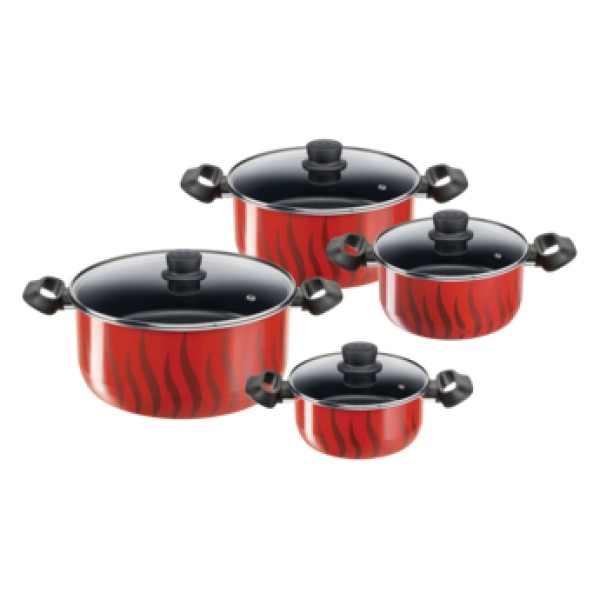 Tefal Tempo Flamme Stewpot 8pcs set - C3079082