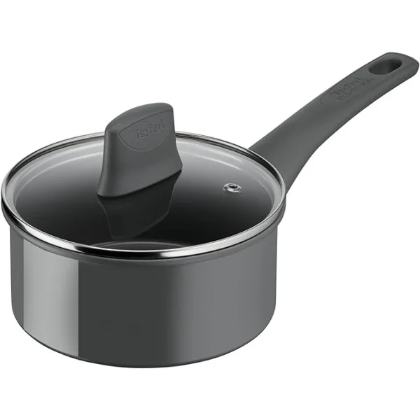 Tefal Non-Stick Ceramic Coating Saucepan with a Glass Lid - C4262233