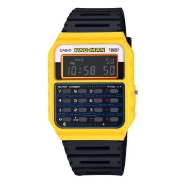 Casio Pac-Man Limited Edition Vintage Digital Watch for Unisex - CA-53WPC-1BDR