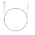 Aukey Nylon Braided USB A to Lightning Cable 0.9m, White - CB-BAL7-WH